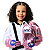 Kit Capacete + Luvas Astronauta Infantil Rosa Metalizado - Imagem 7