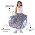 SAIA Carimbó Infantil Menina Floral AZUL HAVAIANA - Imagem 2
