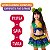Roupa COPA Luxo Infantil Menina BLUSA + SAIA | BRINDE tiara - Imagem 2