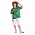 CAMISA Fantasia Carimbó Infantil Menino Floral VERDE !NEW 2026! - Imagem 2