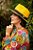 Chapéu Panamá Amarelo com Proteção Solar Sunprise - Imagem 1