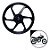 Roda Traseira Liga Leve Para Titan 150 e 160 freio Palitos - Imagem 1