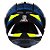 Capacete Asx Eagle Street Preto Azul Amarelo 58/M - Imagem 5