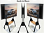 suporte movel back to back para duas telas touch Tvs lousa digital - Imagem 6