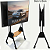 suporte movel back to back para duas telas touch Tvs lousa digital - Imagem 1