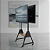 suporte movel back to back para duas telas touch Tvs lousa digital - Imagem 5
