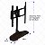 Base Para Tv Pé tv universal madeira 32a55 Figura - Imagem 4