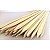 100 Espeto de bambu para churrasco 25cm palitos - Imagem 1