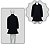 Sobretudo Preto Infantil Inverno Menina Blusa Criança - Imagem 3