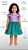 Vestido de Festa Aniversário Infantil Princesa Fantasia Pequena Sereia - Imagem 2