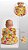 Vestido Para Boneca Bebê Reborn Tropical Frutas - Imagem 3