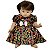 Vestido Para Boneca Bebê Reborn Vermelho - Imagem 1