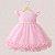 Vestido Para Bebê Rosa Tulle e Renda - Imagem 3