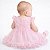 Vestido Para Bebê Rosa Tulle e Renda - Imagem 6