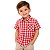 Camisa Infantil Menino Xadrez Junino Country Vermelho - Imagem 1