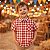 Camisa Infantil Menino Xadrez Junino Country Vermelho - Imagem 2