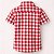 Camisa Infantil Menino Xadrez Junino Country Vermelho - Imagem 6