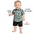 Camisa Infantil Menino Xadrez Junino Country Verde - Imagem 7
