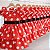 Vestido Infantil de Bolinhas Branca Tam 1 a 4 Anos Minnie Vermelho - Imagem 4