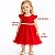 Vestido Infantil de Festa Com Renda e Tulle Vermelho Para o Natal Tam 1 ao 4 - Imagem 7
