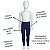 Calça Infantil Legging Menina Cotton Azul Marinho - Imagem 2