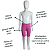 Short Bermuda Legging Cotton Menina Pink - Imagem 2