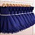Vestido Infantil Azul Marinho Festa Menina Tule Renda Pérolas Fru-Fru 1 a 4 Anos - Imagem 4