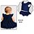 Vestido Para Bebê Azul Marinho Com Tulle e Renda Mesversario - Imagem 3