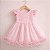 Vestido Infantil de Festa Com Renda e Tulle Rosa Tam 1 ao 4 - Imagem 3