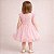 Vestido Infantil de Festa Com Renda e Tulle Rosa Tam 1 ao 4 - Imagem 6