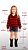 Camisa Xadrez Menina Cowgirl Blusa Infantil Look Festa Junina Rodeio Vermelho - Imagem 2