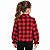 Camisa Xadrez Menina Cowgirl Blusa Infantil Look Festa Junina Rodeio Vermelho - Imagem 6