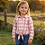 Camisa Xadrez Boiadeira Menina Cowgirl Blusa Infantil Festa Junina Rodeio Rosa - Imagem 2