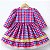 Vestido Festa Junina Bebê Xadrez Pink com Laço e Renda - Imagem 6