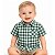 Camisa Xadrez Infantil Verde Festa Junina Menino Tricoline 100% Algodão - Imagem 1