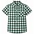Camisa Xadrez Infantil Verde Festa Junina Menino Tricoline 100% Algodão - Imagem 3