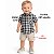 Camisa Xadrez Bebê Preta Festa Junina Cowboy Peão Rodeio Infantil - Imagem 7