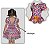 Vestido Festa Junina Infantil Rosa com Renda e Laços Arraiá São João Caipira - Imagem 3