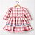 Vestido Junino Bebê Xadrez Rosa com Laço Colorido e Renda - Imagem 6