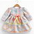 Vestido Junino Bebê Xadrez Colorido com Renda e Fitas Neon - Imagem 3