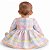 Vestido Junino Bebê Xadrez Colorido com Renda e Fitas Neon - Imagem 6