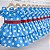 Vestido Infantil de Bolinhas Branca Tam 1 a 4 Anos Azul Galinha Pintadinha - Imagem 4