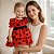 Vestido Infantil Festa de Bolinhas Pretas Tam 1 a 4 Anos Poá Vermelho LadyBug - Imagem 5