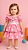 Vestido de Festa Infantil Poá Rosa Minnie 1 a 4 Anos Bola Branca - Imagem 1