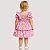 Vestido de Festa Infantil Poá Rosa Minnie 1 a 4 Anos Bola Branca - Imagem 6