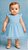 Vestido Infantil de Festa Com Renda e Tulle Azul Bebê Tam 1 ao 4 - Imagem 1