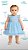 Vestido Infantil de Festa Com Renda e Tulle Azul Bebê Tam 1 ao 4 - Imagem 2