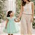 Vestido Infantil de Festa Com Renda e Tulle Tam 1 ao 4 Verde Menta - Imagem 5