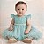 Vestido Para Bebê Verde Menta com Tulle e Renda Para MesVersário - Imagem 2