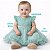 Vestido Para Bebê Verde Menta com Tulle e Renda Para MesVersário - Imagem 7